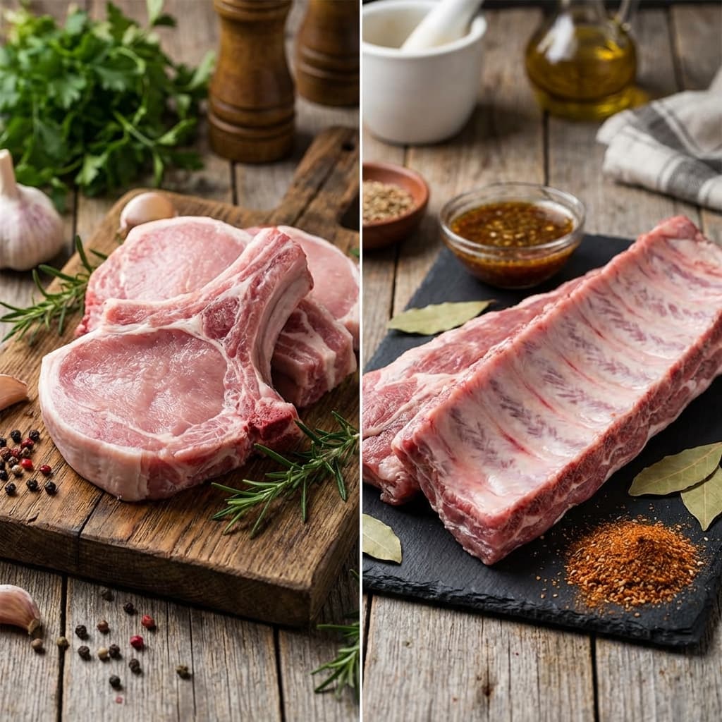 Pork Lovers Feast (Chops + Ribs)